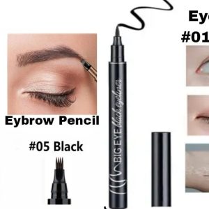 Black Eyebrow Pencil & Black Eyeliner