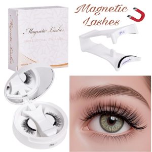Reusable Magnetic Clip Eye Lashes Kit with Applicator